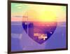 Love NY Series - Skyline of Manhattan at Sunset - New York - USA-Philippe Hugonnard-Framed Photographic Print