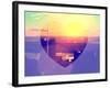 Love NY Series - Skyline of Manhattan at Sunset - New York - USA-Philippe Hugonnard-Framed Photographic Print