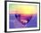 Love NY Series - Skyline of Manhattan at Sunset - New York - USA-Philippe Hugonnard-Framed Photographic Print