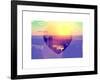 Love NY Series - Skyline of Manhattan at Sunset - New York - USA-Philippe Hugonnard-Framed Art Print