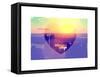 Love NY Series - Skyline of Manhattan at Sunset - New York - USA-Philippe Hugonnard-Framed Stretched Canvas