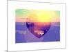 Love NY Series - Skyline of Manhattan at Sunset - New York - USA-Philippe Hugonnard-Mounted Art Print