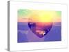 Love NY Series - Skyline of Manhattan at Sunset - New York - USA-Philippe Hugonnard-Stretched Canvas