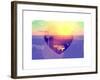 Love NY Series - Skyline of Manhattan at Sunset - New York - USA-Philippe Hugonnard-Framed Art Print