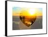 Love NY Series - Skyline of Manhattan at Sunset - New York - USA-Philippe Hugonnard-Framed Stretched Canvas