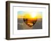 Love NY Series - Skyline of Manhattan at Sunset - New York - USA-Philippe Hugonnard-Framed Art Print