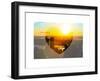 Love NY Series - Skyline of Manhattan at Sunset - New York - USA-Philippe Hugonnard-Framed Art Print