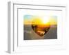 Love NY Series - Skyline of Manhattan at Sunset - New York - USA-Philippe Hugonnard-Framed Art Print