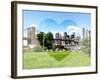 Love NY Series - Skyline of Manhattan with the Brooklyn Bridge - New York - USA-Philippe Hugonnard-Framed Photographic Print