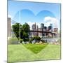 Love NY Series - Skyline of Manhattan with the Brooklyn Bridge - New York - USA-Philippe Hugonnard-Mounted Photographic Print