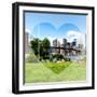 Love NY Series - Skyline of Manhattan with the Brooklyn Bridge - New York - USA-Philippe Hugonnard-Framed Photographic Print