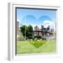 Love NY Series - Skyline of Manhattan with the Brooklyn Bridge - New York - USA-Philippe Hugonnard-Framed Photographic Print