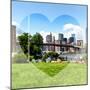 Love NY Series - Skyline of Manhattan with the Brooklyn Bridge - New York - USA-Philippe Hugonnard-Mounted Photographic Print