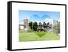 Love NY Series - Skyline of Manhattan with the Brooklyn Bridge - New York - USA-Philippe Hugonnard-Framed Stretched Canvas