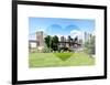 Love NY Series - Skyline of Manhattan with the Brooklyn Bridge - New York - USA-Philippe Hugonnard-Framed Art Print