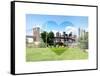 Love NY Series - Skyline of Manhattan with the Brooklyn Bridge - New York - USA-Philippe Hugonnard-Framed Stretched Canvas