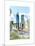 Love NY Series - The Brooklyn Bridge and 1WTC - Manhattan - New York - USA-Philippe Hugonnard-Mounted Art Print
