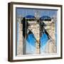 Love NY Series - The Brooklyn Bridge - Manhattan - New York - USA-Philippe Hugonnard-Framed Photographic Print