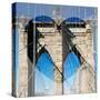 Love NY Series - The Brooklyn Bridge - Manhattan - New York - USA-Philippe Hugonnard-Stretched Canvas