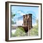 Love NY Series - the Brooklyn Bridge - Manhattan - New York - USA-Philippe Hugonnard-Framed Photographic Print