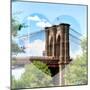 Love NY Series - the Brooklyn Bridge - Manhattan - New York - USA-Philippe Hugonnard-Mounted Photographic Print