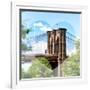 Love NY Series - the Brooklyn Bridge - Manhattan - New York - USA-Philippe Hugonnard-Framed Photographic Print