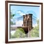 Love NY Series - the Brooklyn Bridge - Manhattan - New York - USA-Philippe Hugonnard-Framed Photographic Print