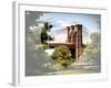 Love NY Series - the Brooklyn Bridge - Manhattan - New York - USA-Philippe Hugonnard-Framed Photographic Print