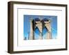 Love NY Series - The Brooklyn Bridge - Manhattan - New York - USA-Philippe Hugonnard-Framed Art Print