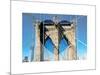 Love NY Series - The Brooklyn Bridge - Manhattan - New York - USA-Philippe Hugonnard-Mounted Art Print