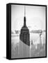 Love NY Series - The Empire State Building and 1WTC at Sunset - Manhattan - New York - USA-Philippe Hugonnard-Framed Stretched Canvas