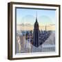 Love NY Series - The Empire State Building and 1WTC at Sunset - Manhattan - New York - USA-Philippe Hugonnard-Framed Photographic Print