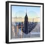 Love NY Series - The Empire State Building and 1WTC at Sunset - Manhattan - New York - USA-Philippe Hugonnard-Framed Photographic Print