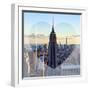 Love NY Series - The Empire State Building and 1WTC at Sunset - Manhattan - New York - USA-Philippe Hugonnard-Framed Photographic Print