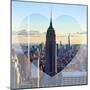 Love NY Series - The Empire State Building and 1WTC at Sunset - Manhattan - New York - USA-Philippe Hugonnard-Mounted Photographic Print