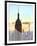 Love NY Series - The Empire State Building and 1WTC at Sunset - Manhattan - New York - USA-Philippe Hugonnard-Framed Photographic Print