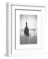 Love NY Series - The Empire State Building and 1WTC at Sunset - Manhattan - New York - USA-Philippe Hugonnard-Framed Art Print