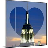 Love NY Series - The Empire State Building at Nightfall - Manhattan - New York - USA-Philippe Hugonnard-Mounted Photographic Print