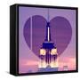 Love NY Series - The Empire State Building at Nightfall - Manhattan - New York - USA-Philippe Hugonnard-Framed Stretched Canvas