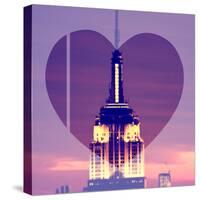 Love NY Series - The Empire State Building at Nightfall - Manhattan - New York - USA-Philippe Hugonnard-Stretched Canvas