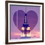 Love NY Series - The Empire State Building at Nightfall - Manhattan - New York - USA-Philippe Hugonnard-Framed Photographic Print