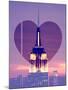 Love NY Series - The Empire State Building at Nightfall - Manhattan - New York - USA-Philippe Hugonnard-Mounted Photographic Print