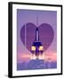 Love NY Series - The Empire State Building at Nightfall - Manhattan - New York - USA-Philippe Hugonnard-Framed Premium Photographic Print