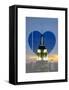 Love NY Series - The Empire State Building at Nightfall - Manhattan - New York - USA-Philippe Hugonnard-Framed Stretched Canvas