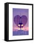 Love NY Series - The Empire State Building at Nightfall - Manhattan - New York - USA-Philippe Hugonnard-Framed Stretched Canvas