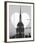 Love NY Series - The Empire State Building - Manhattan - New York - USA - B&W Photography-Philippe Hugonnard-Framed Photographic Print