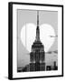 Love NY Series - The Empire State Building - Manhattan - New York - USA - B&W Photography-Philippe Hugonnard-Framed Photographic Print