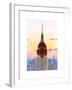 Love NY Series - The Empire State Building - Manhattan - New York - USA-Philippe Hugonnard-Framed Photographic Print