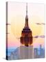 Love NY Series - The Empire State Building - Manhattan - New York - USA-Philippe Hugonnard-Stretched Canvas