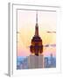 Love NY Series - The Empire State Building - Manhattan - New York - USA-Philippe Hugonnard-Framed Photographic Print